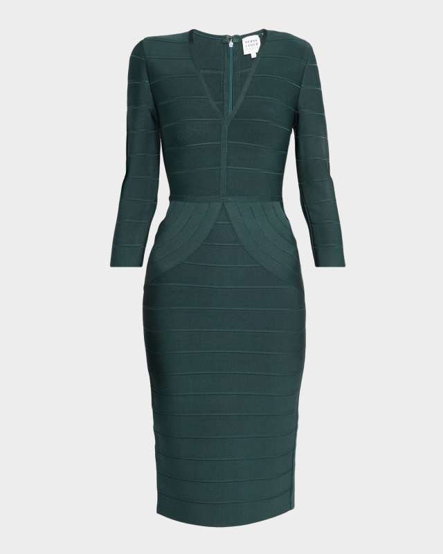 The Athena Bandage Midi Dress